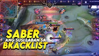 SABER ANG SUSI LABAN SA BLACKLIST BLACKLIST VS BTK  GAME 1 [upl. by Yeslehc]