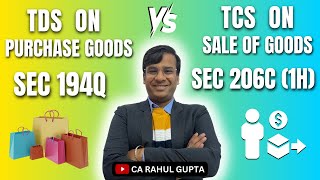 TDS Applicability on Sale or Purchase of Goods  Section 194Q or Section 206C1H [upl. by Anayd522]