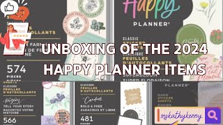 Flipthrough of the 2024 Happy Planner and Sticker Books [upl. by Cnut146]