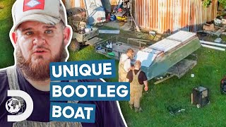 Arkansas Cousins Build A Bootlegging Boat  Moonshiners [upl. by Atse]