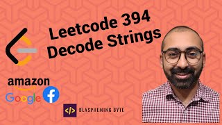 Strings  Leetcode 394 Decode Strings [upl. by Yemerej]