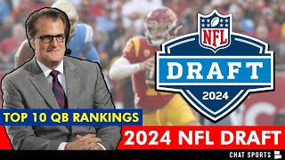 Mel Kiper’s 2024 NFL Draft Top 10 QB Rankings Ft Caleb Williams Jayden Daniels JJ McCarthy amp MORE [upl. by Waddell314]