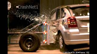 2011 Dodge Caliber  Side Crash Test by NHTSA  CrashNet1 [upl. by Rbma]