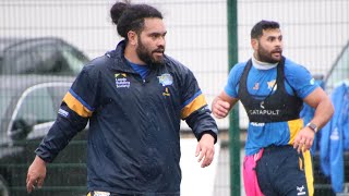 Hurrell excited by Rhinos attacking flair [upl. by Verene130]