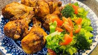 How to cook Chicken legs in Air Fryer Chicken legs Recipe weight loss  weight loss series video 2 [upl. by Iney]