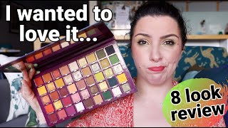 BPerfect Carnival The Antidote Palette  8 look review amp demo  1 week 1 palette [upl. by Ennaxxor]