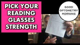 OVER THE COUNTER READING GLASSES How to pick the correct strength of ready made reading glasses [upl. by Vinny]