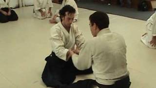 Aikido  Technique  Kokyu Dosa  Suwari waza Kokyuho  1 2 [upl. by Oileve170]