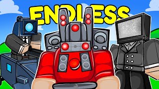 ¡Solo LEGENDARIAS en ENDLESS MODE Toilet Tower Defense Roblox [upl. by Caughey]