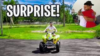 Surprising The Trench Family With A New Quad  Braap Vlogs [upl. by Grochow]