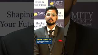 Amity University Online MBA Review  Abhik Ganguly Technical Project Manager at TCS [upl. by Kcirnek]