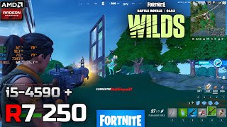 Fortnite Chapter 4 season 3 R7 250 2GB DDR3  i5 4590  8GB RAM  FPS [upl. by Nemlaz]