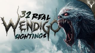 32 REAL Wendigo Sightings COMPILATION [upl. by Ed]