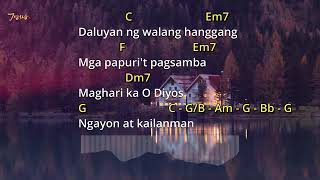 BANAL MONG TAHANAN Lyrics and Chords Musikatha Tagalog YouTube [upl. by Ric]