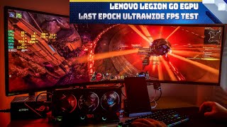 Lenovo Legion Go eGPU Last Epoch UT3G ultrawide FPS test gaming lastepoch egpu lenovolegiongo [upl. by Nosreffej]