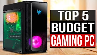 TOP 5 Best Budget Gaming PC 2024 [upl. by Iznyl]