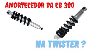 Como Trocar o Amortecedor da Twister Cbx 250 Pelo da Cb 300 [upl. by Lief]