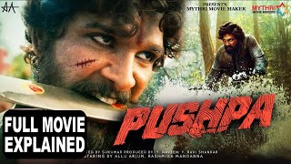 Pushpa Full Movie Hindi Dubbed HD Facts 4K  Allu Arjun  Rashmika Mandanna  Sukumar  Devi Prasad [upl. by Aleunam]