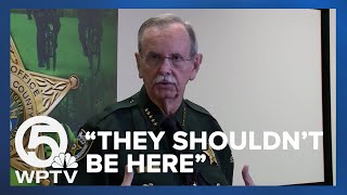 Palm Beach County Sheriff Ric Bradshaw speaks about arrests of undocumented immigrants [upl. by Ahsaele]