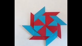 Easy Transforming Ninja star l how to make a transforming ninja star [upl. by Niwhsa]