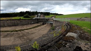 Exploring MASSIVE 1969 Scottish Dam  Backwater Reservoir [upl. by Glavin153]