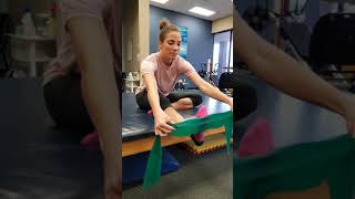 Ankle Plantar Flexion with Theraband [upl. by Shreeves490]