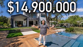 Inside a 14900000 Hidden Hills Modern Mansion with a Bocce Ball Court [upl. by Dalia]