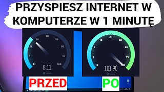 Przyspiesz internet w komputerze lub laptopie z Windows 1011 [upl. by Andi]