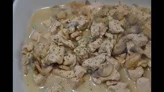 Escalope de dinde Stroganoff au cookeo [upl. by Rutter]