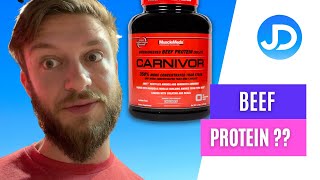 Musclemeds Carnivor Beef Protein Isolate Powder Review [upl. by Ymeon985]