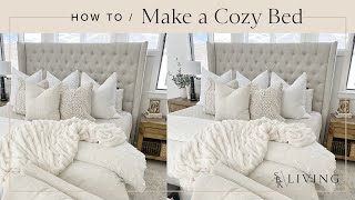 How to Make a Cozy amp Fluffy Bed \ 6 Steps [upl. by Strawn]