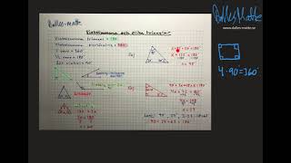 Vinkelsumma och olika trianglar [upl. by Nylidnarb341]
