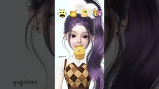 Honey Bee Dessert🐝🍯 asmr mukbang honeybee zepeto [upl. by Evangeline]