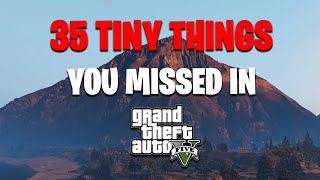 35 Tiny Details You Didnt Notice in GTA 5 [upl. by Hcib]