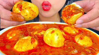 ASMR SEAFOOD BOIL SAUCE WITH EGGS AND POTATO  EATING SOUNDS  MUKBANG  ASMR Phan [upl. by Lateh]