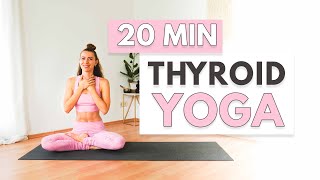 20 MIN THYROID YOGA  Yoga Flow For Hypothyroidism [upl. by Perkins]