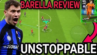 98 Rated POTW N Barella Is Unstoppable  Review  eFootball 2024 Mobile [upl. by Engle431]