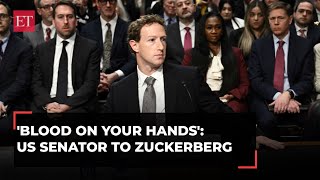 Mark Zuckerberg and tech CEOs told you have blood on your hands at US Senate child safety hearing [upl. by Nola]