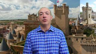 Visita al castillo de Olite  Navarra FULL HD [upl. by Averill]