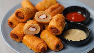 Chicken Samosa Roll  Chicken snacks recipes  Chicken samosa recipe [upl. by Cottle]