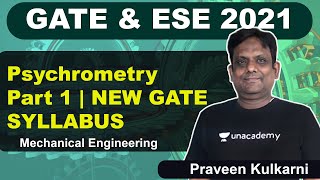 Psychrometry Part1  NEW GATE SYLLABUS  Mechanical  GATE 2021  Praveen Kulkarni [upl. by Anaitsirc]