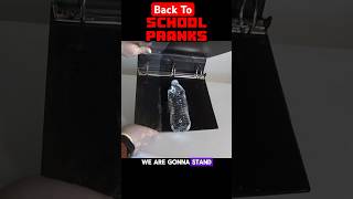 Water bottle prank for back to school funny laugh prank [upl. by Ilanos814]