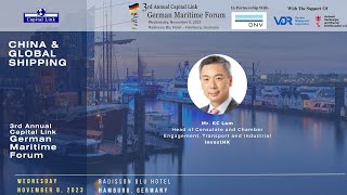 2023 3rd Annual Capital Link German Maritime Forum  China amp Global Shipping Presentation [upl. by Howell]