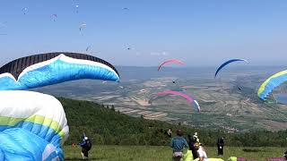 Paragliding Magic Day  Clopotiva Romania Pre PWC 2018 [upl. by Irrehs]