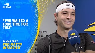 Taylor Fritz PreMatch Interview  2024 US Open Final [upl. by Mathi]