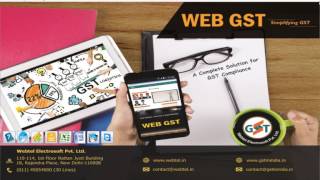 How to Create Masters in WEB GST Software  Demo by Webtel Electrosoft [upl. by Nnylekoorb252]