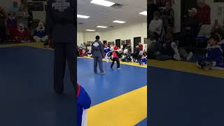 Taekwondo tournament 🥋 Best back spinning Kick 🥋😁 [upl. by Annaohj]