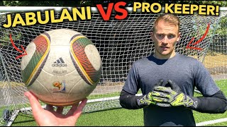 Pro Keeper Faces 100 Shots from a Jabulani and Let in  Goals [upl. by Norrag]