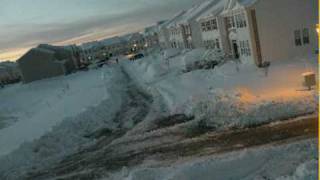 Snowmageddon Snowpacolypse TimeLapse 2010 [upl. by Ellehciram]