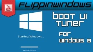 Windows 8  Boot UI Tuner [upl. by Miarzim]